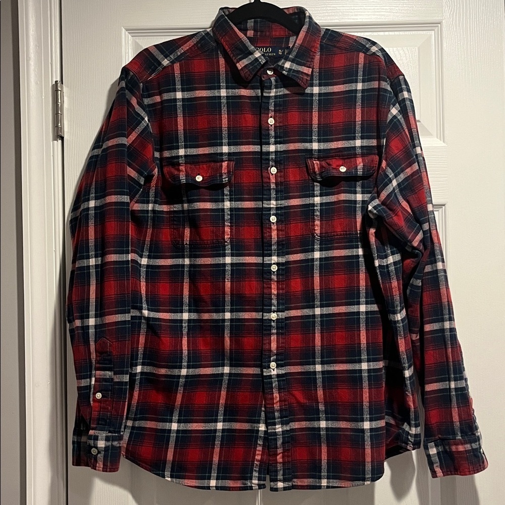 POLO Ralph Lauren button up Flannel men’s xl cotton
